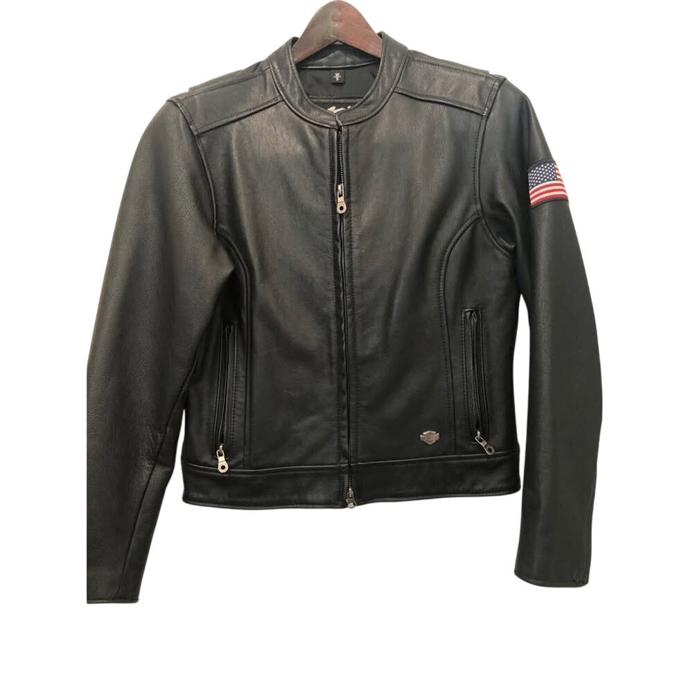 Rare Vintage HD "American Legend" Leather Biker Jacket - WS